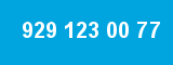 929 123 00 77 929 123 00 77